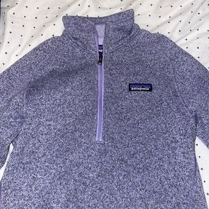 Purple Patagonia Quarter Zip